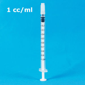 1ml/cc Syringe Baby & Pet Oral Feeder Medicine Tube with Cap Cover