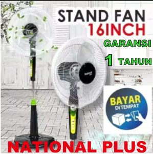 KIPAS ANGIN BERDIRI 16 INCH N.PLUS (NATIONAL PLUS) / TD KIPAS BERDIRI/ STAND FAN / KIPAS MURAH BERKUALITAS. AO