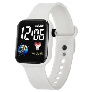 Men Sport Watch Military Sports Watch Waterproof Luminous LED Digital Kids Watch Big Dial Student Electronic Watch