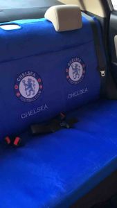 ชุดหุ้มเบาะหลัง#เชลซีน้ําเงิน สวยมาก ถูกที่สุด#ใส่ตกแต่งรถ เพื่อความสวยงาม#เนื้อผ้าหนา นุ่มลื่น เงางาม#สินค้าคุณภาพ ราราประหยัด