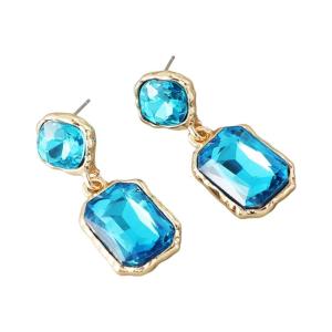 Đá Cubic Zirconia những chiếc Khuyên tai an toàn khóa cơ chế di động thiết kế lý tưởng cho dài giờ hoặc lối sống năng động