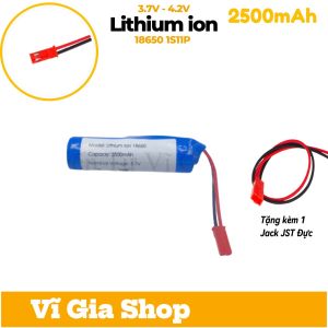 Pin Sạc Lithium-ion 3.7V - 4.2V Có Mạch Bảo Vệ - Tùy Chọn 4 Chuẩn Jack Nguồn (XH 2.54 / PH 2.0 / SM 2.54 / JST) - Vĩ Gia Shop