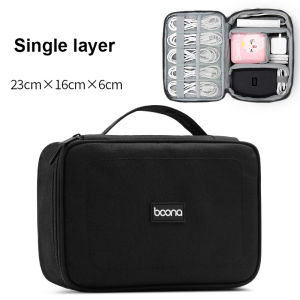 Huife Portable Digital Storage Bag Electronic Cable Organizer USB Data Line Charger Plug USB Gadget Pouch Bags for Earphones