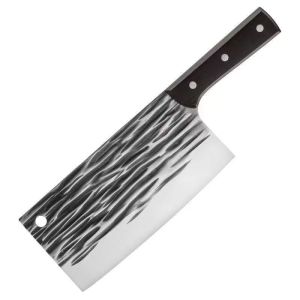 Premium Kitchen Knife Thickness 2.5mm Household Super Sharp Cleaver Knife with wavy pattern handle for slicing meat and vegetables Multi-functional Use