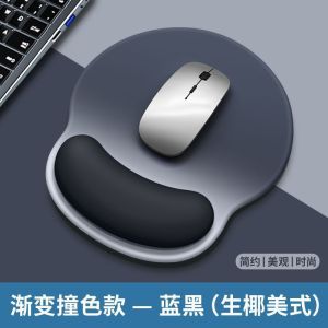 Gradient Color Wrist Rest Mouse Pad for Women Office Essential Computer Desk Accessory - Reliable Utility | Barangan Berkualiti Reka Bentuk Praktikal Mudah Guna