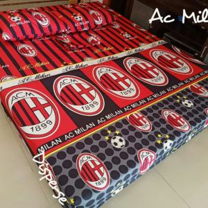 PROMO BAYAR DI TEMPAT SPREI BOLA DISPERSE AC MILAN/SPREI BAHAN BONITA HALUS TERLARIS