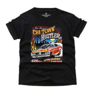 ( Kaos Anak ) Monstahopkids Kaos Anak Laki-Laki Perempuan Motif CHI-TOWN HUSTLER Bahan 24s