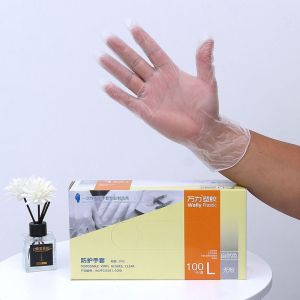 Găng tay trong suốt không mùi dai bền dùng massage body chế biến thức ăn
