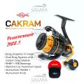 Reel Cakram Reel Relix Nusantara Reel Pancing Spinning Power Handle. 