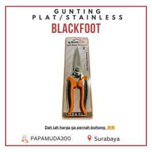 BlackFoot Gunting Galvalum Gunting Baja Ringan Gunting Seng 8 inch