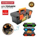KENMASTER Tool Box Mini B250 Ukuran 25x15x10 cm - Kotak penyimpanan alat pertukangan - Tool box Mini B 250 Kecil Plastik Tool Kit Tempat Kunci Perkakas Terlaris Box Plastik Tebal Tempat Komponen Mur Baut Kotak Perkakas Pertukangan Toolbox Obeng. 