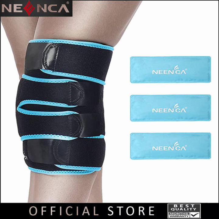  Ice Pack for Knee, Knee Support Brace with Gel Pad for