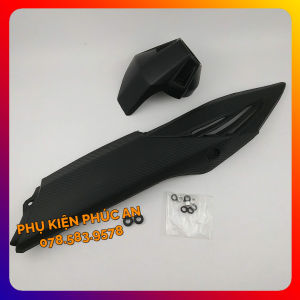 Ốp che ống pô xe Winner 150 v1 - pát bô cách nhiệt ống xả Winner Ver1 đen nhám thay ốp zin