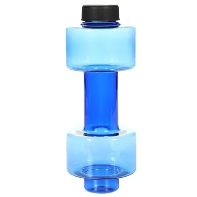 LIUJIR Chống rò rỉ Cốc uống nước hình quả tạ Sức chứa lớn Mục đích kép Cốc nước thể thao Đồ uống 550ml Chai nước hình quả tạ Cử tạ