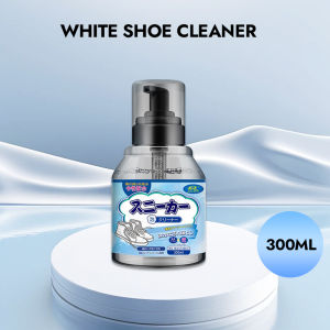 🇸🇬【SG stock】Japan White Shoes Cleaner foam Wash-Free Shoes Whitener Sneaker Cleaner 300ml Original Import