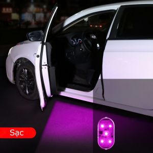 Đèn LED cảm ứng Đèn khẩn cấp có thể sạc lại USB Đèn LED xung quanh Đèn nội thất ô tô từ tính SHOPE