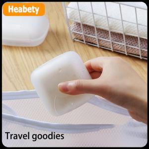 【2-3 days delivery】 Portable Soap Rack For Travel And Business Trips Sealed Waterproof Soap Box Transparent Plastic Soap Storage Box With Lid