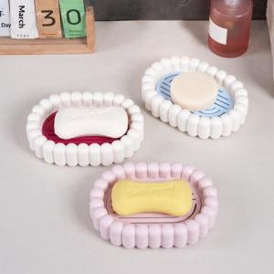 Double Layer Bathroom Shower Soap Box with Drain Portable Small Soap Tray Dish Storage Holder Plate Home Soap Container