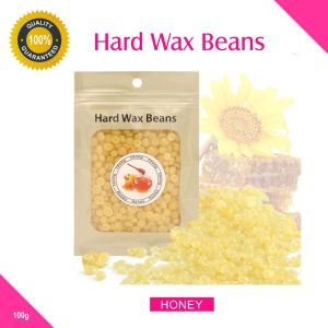 Hard Wax Beans Honey 100g Natural Beeswax Beads for Candles and Crafts