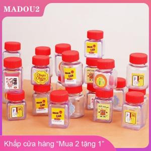 [COD] MADOU2 10 cái Lọ đựng đồ ăn nhẹ mô phỏng nhà búp bê 1 12 lọ kẹo Mô hình nhà búp bê nhà bếp thu nhỏ chai rỗng trang trí đồ chơi chơi giả vờ