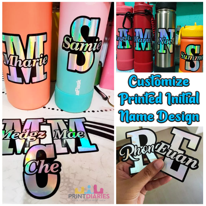 Personalized stickers deals for hydro flask