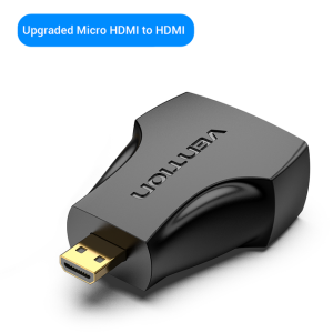 Vention Micro HDMI Adapter Micro Mini 2 In 1 Male To Female Cable Connector Converter untuk Kamera TV Proyektor Mini HDMI Adapter