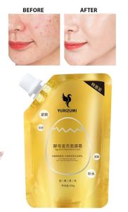 HUASURV Retinol Snake Gold Mask Masker Wajah Mengencangkan Anti Aging Membersihkan Pori-pori Menghaluskan Kulit Hunmui Yurizumi Egg Shell