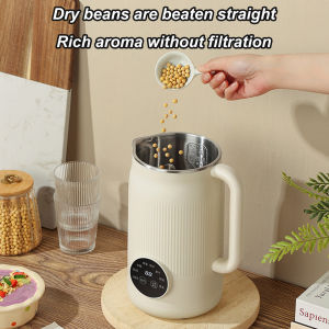 【Malaysia Spot Sale】Home touch screen 8 in 1 soy milk machine 12 blades 12H timer 1200 ml capacity automatic cleaning function