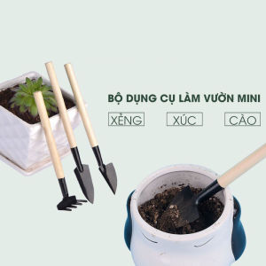 Bộ dụng cụ làm vườn mini 3 món tiện dụng Dụng cụ trồng cây