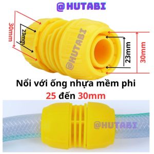 Khớp Nối Dài Ống Nước Mềm Dẻo Có Đường Kính 27mm . Khớp Chuyển Đổi Ống Nước Mêm To Sang Ống Nhó Từ Phi 27- 30mm Sang Phi 23 - 27mm