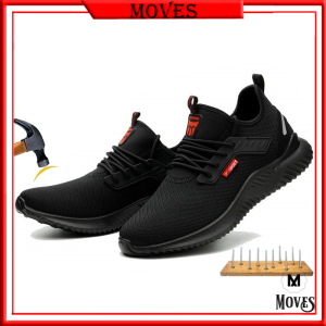 MOVES MALAYSIA- Men Fashion Safetyboots Kasut Keselamatan Heavy Duty Saftyshoes Safety Boots