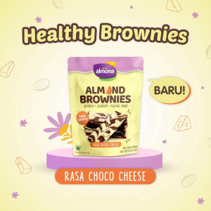 Bumboo Barefood Almona Almond Cookies & Brownies - Snack Sehat Mengandung 9 Vitamin | Tanpa Pengawet Bpom