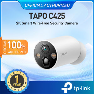 TP-Link TAPO C425 2K QHD Smart Security Camera with AI Detection 150° FOV Starlight Night Vision and 10000mAh Battery - Wireless Indoor/Outdoor Weatherproof