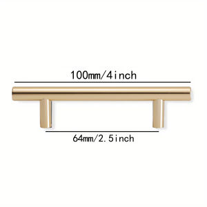 224mm T Bar Handle Drawer Cabinet Door Handle Furniture Handle Drawer Cupboard Pull Handle Silver/Matt Black/ Matt Gold Handle