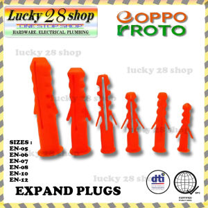 50PCS Per Pack Eoppo/rRoto (ORANGE) Expand Nylon Tox Blister Plugs