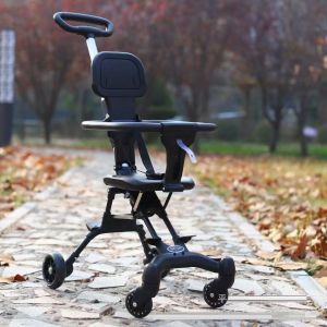 Foldable 2 Way Baby stroller 4 wheels Ultra lightweight Baby Chair Strollers Trolley Baby Stroller