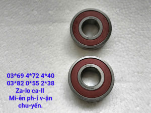 BỘ 2 vòng bi lắp vào trục xát gạo mini gia đình