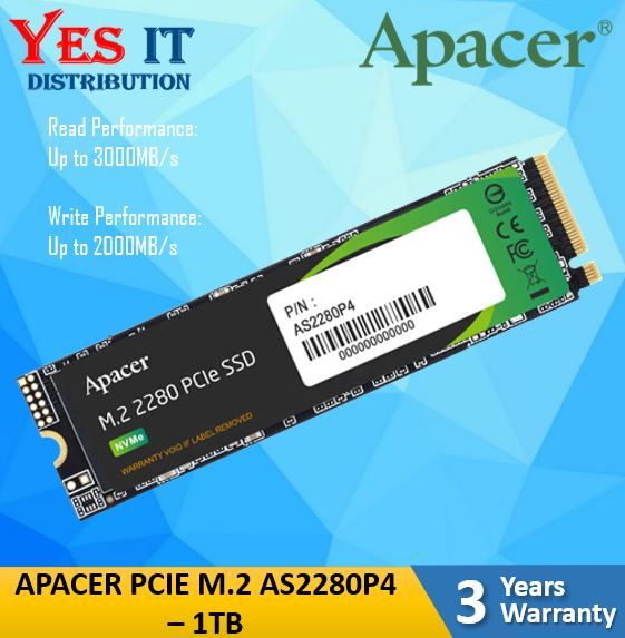 Apacer AS350X SATA III AS2280Q4L PCIe Gen4 x4 Solid