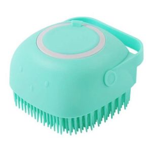 Body Scrubber with Soap Dispenser for Shower Soft Silicone Exfoliating Brushes Bath Loofah for Babies Kids Women Men and Pets
