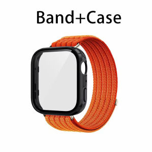 Tempered Glass Screen Protector Case+Nylon Strap For Huawei Fit 5 4 3 Huawei Fit 5Pro 4Pro Bracelet sports strap
