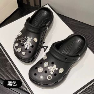 [Free Shipping] Unbranded Height-Increasing DIY Clog-Style Sandals For Female College Students Durable And Non-Slip Perfect For Summer Wear