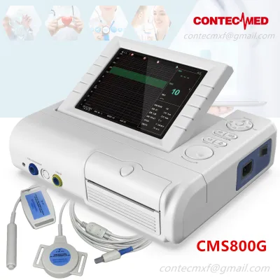 ContecMed CMS800G Digital Fetal Monitor Fetal Heart Rate Monitor Mother Movement with Printer
