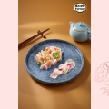 Ocean Treasures 三珍海味-Fortune Baby Abalone 425g (8P, DW: 180g) x 1 + Sea Asparagus 425g x 1 + Pacific Clams 425g x 1. 