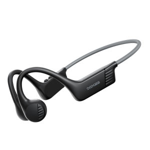DOOGEE BoneBeat Run Bone Conduction Headphones Bluetooth 5.4 Open-Ear Sports Headphones IP66 Waterproof Wireless Earphones with 10H Playtime Fast Charging Dual Device Connection Built-in Mic for Running Cycling Gym