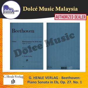 G. HENLE VERLAG - HN1330 Beethoven: Piano Sonata in Eb Op. 27. No. 1
