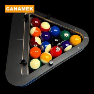 【CANAMEK】 Professional Pool Ball Rack Adjustable 8 9-Ball Triangle For Tournament Play Heavy Duty Billiard Accessories 1PC