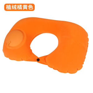 Inflatable Pillow U-shaped Travel Air Pillow Press Type Automatic Inflatable Neck Pillow Rest Nap Cushion Camp Beach Car Plane Bed Sleep for Travel Hiking Camping | Home Promall