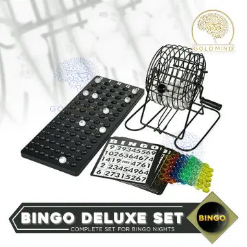 GSE Deluxe Bingo Game Set with Large Brass Bingo