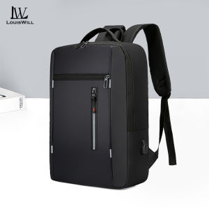 LouisWill Bag Men Laptop Backpack Travel Backpack Business Bag College Backpack USB Charging Casual Shoulder Bag Anti Theft Back Pack School Bag Camping Bag