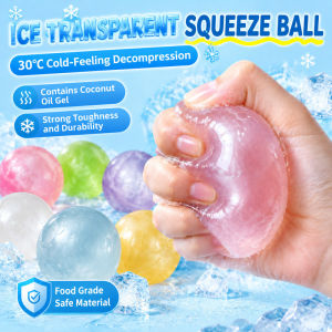 【✅Hot Sale⚡】 Handmade Coconut Oil Squeeze Ball  Stress Relief Squishy Fidget Toy  Slow Rising Sensory Ball  Relaxing Fun for Kids Adults